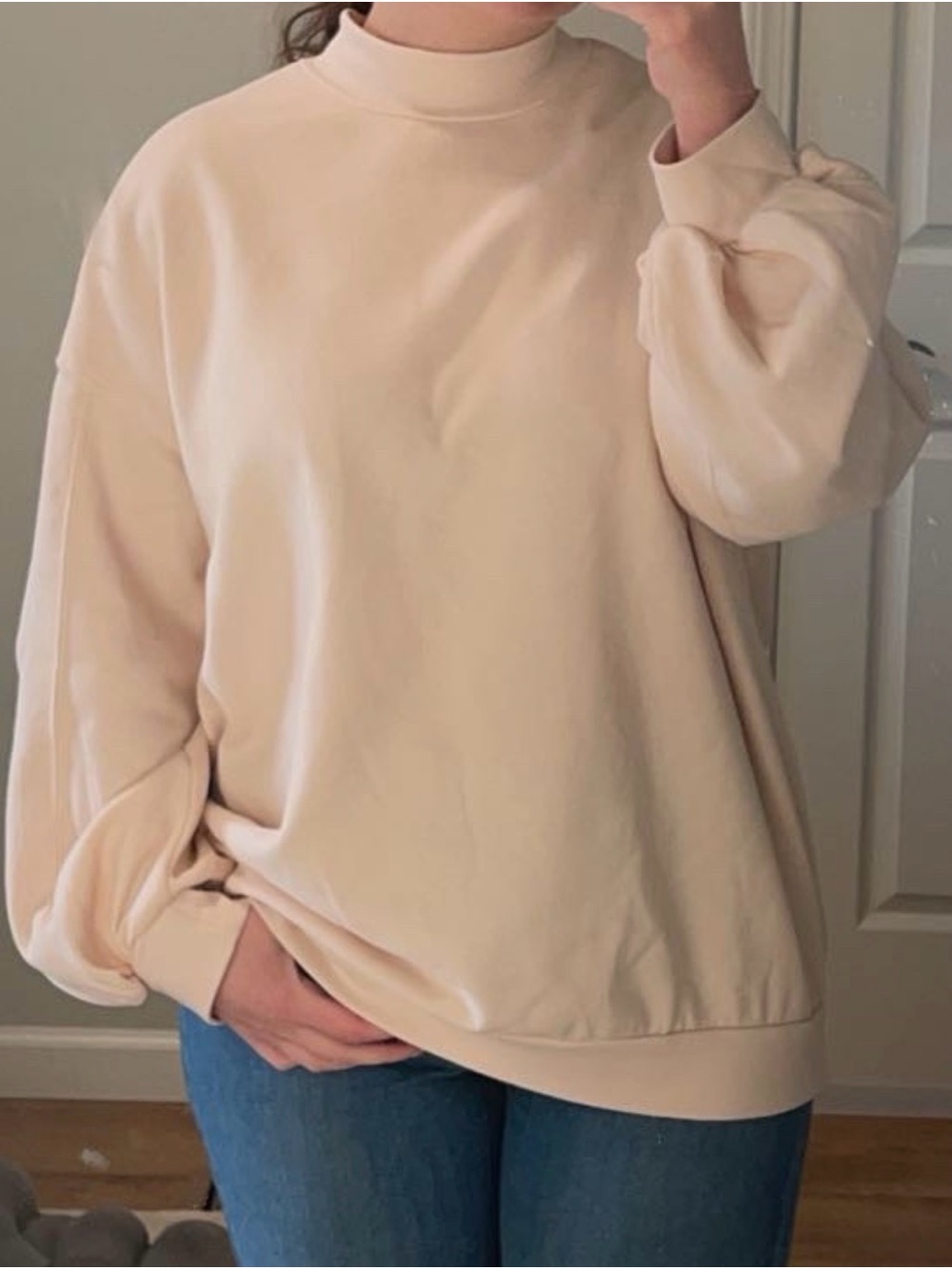 H&M Mock-Neck Crewneck